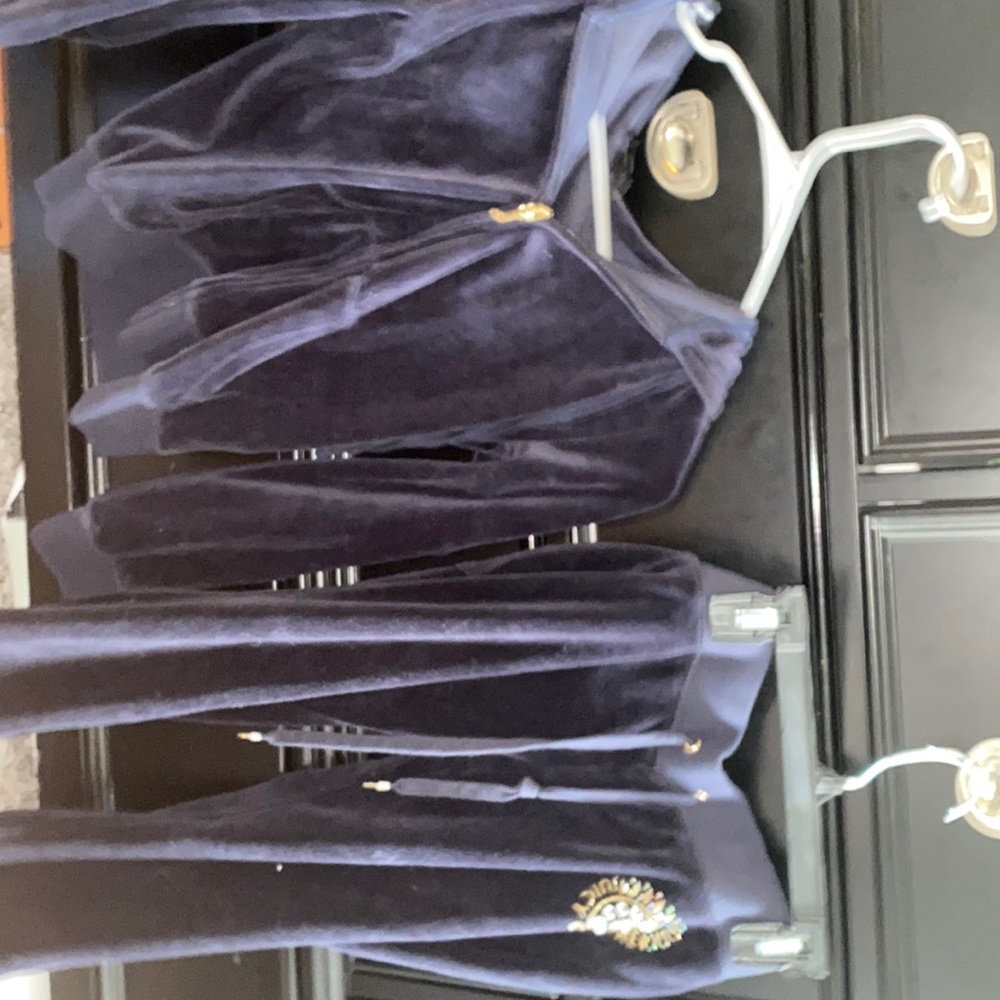 juicy couture navy blue set